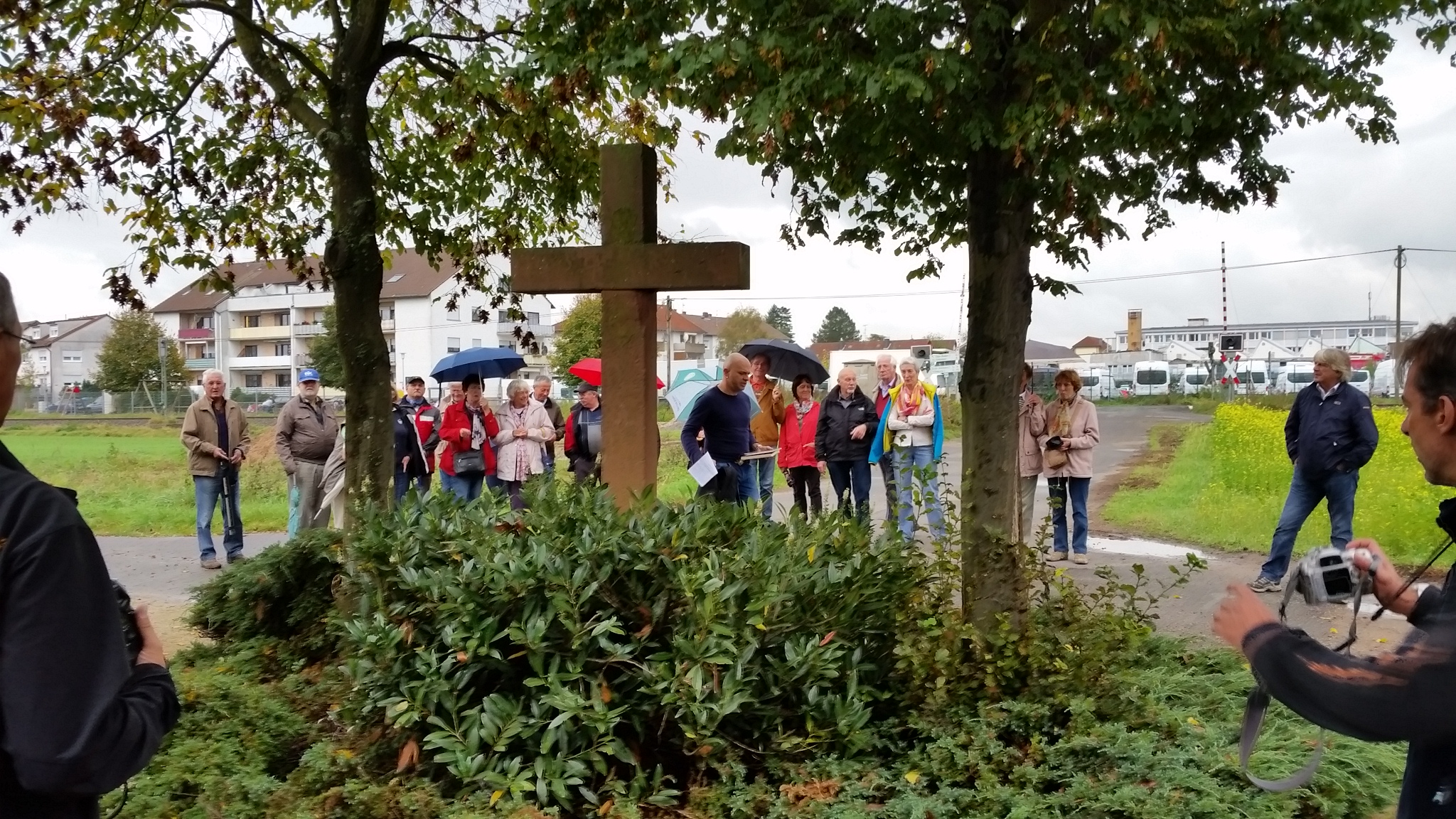 Feldkreuz am Marienbildstock Feldkreuz am Marienbildstock
