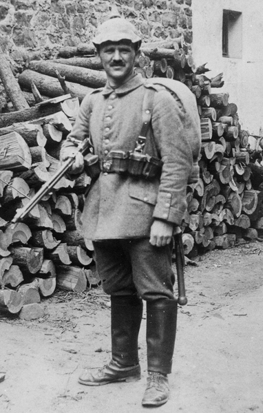 Münsterer Soldat des I. Weltkrieges