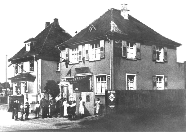 Münsters erste Tankstelle